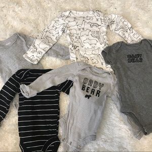 Bundle of newborn & 3 month onesies